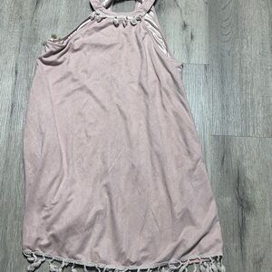 Andree by Unit Sleeveless Tassel Hem Dress